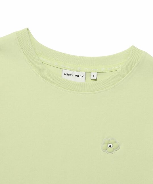 WOMEN’S LILY PATCH CROPPED T-SHIRT