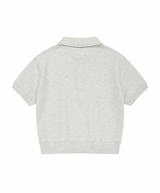 WOMEN’S LILY COLLAR HALF-ZIP SHORT-SLEEVE