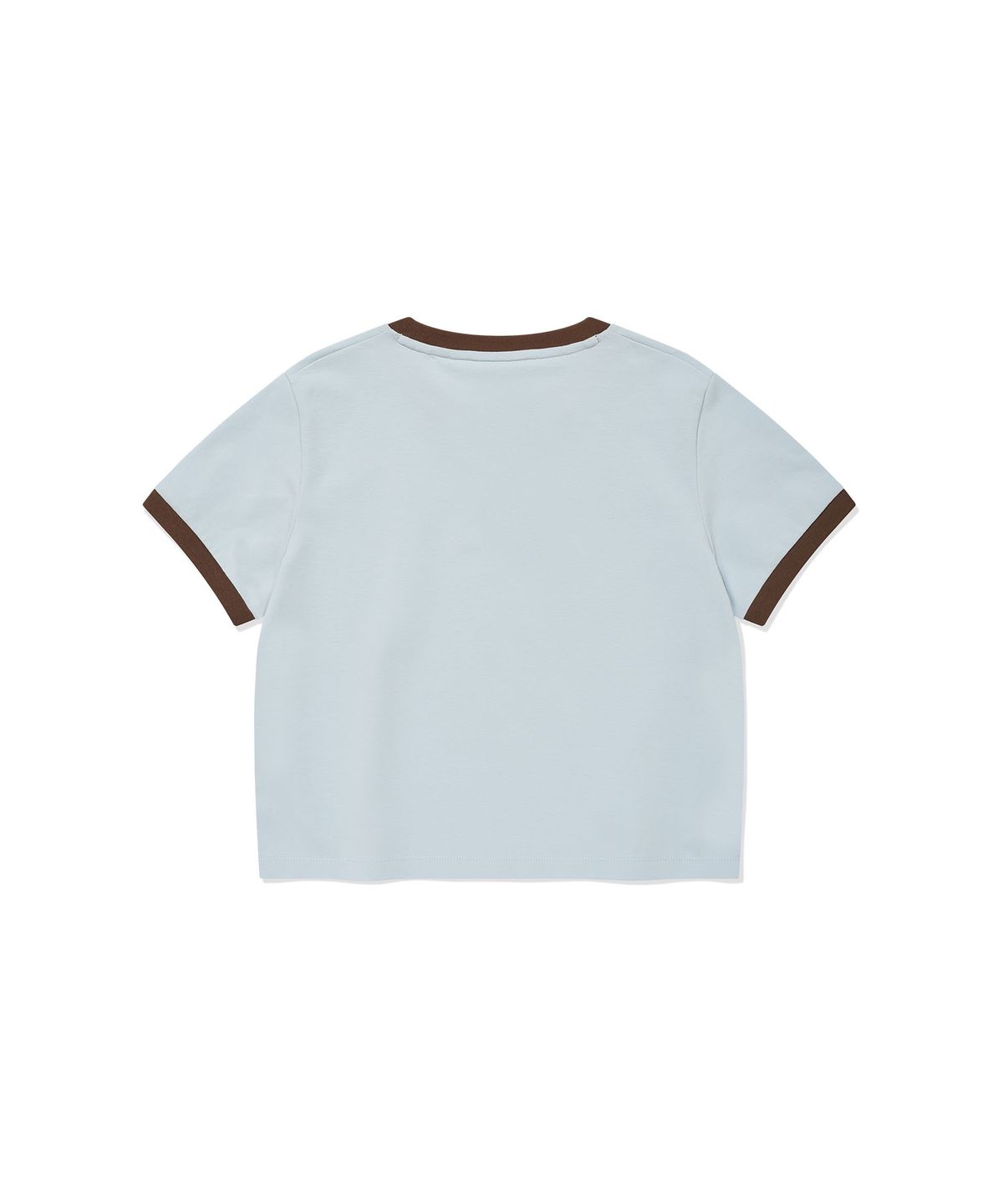 WOMEN’S RINGER GRAPHIC CROPPED T-SHIRT