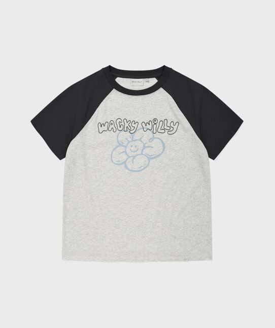 WOMEN’S PRINT RAGLAN T-SHIRT