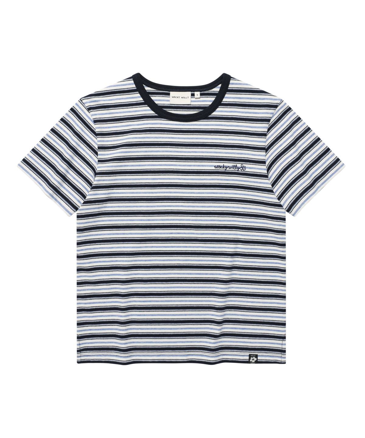 WOMEN'S MULTISTRIPE SHORT SLEEVE T-SHIRT