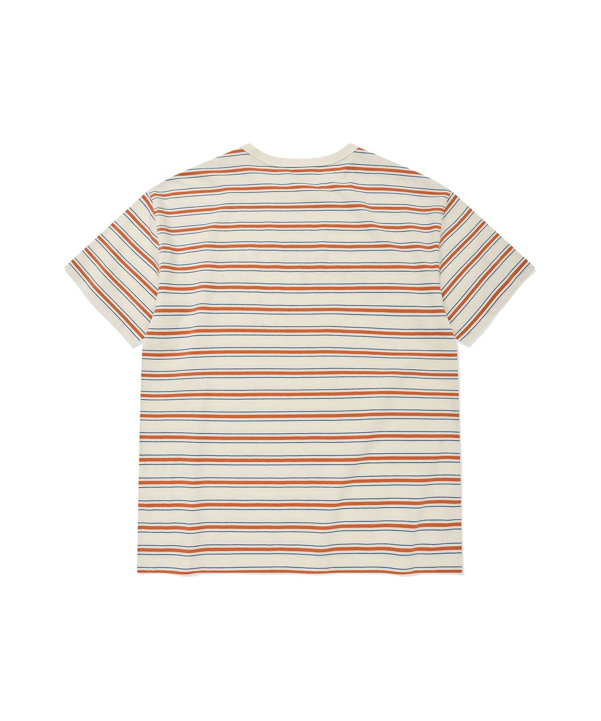 WOMEN’S LETTERING EMBROIDERY STRIPE T-SHIRT