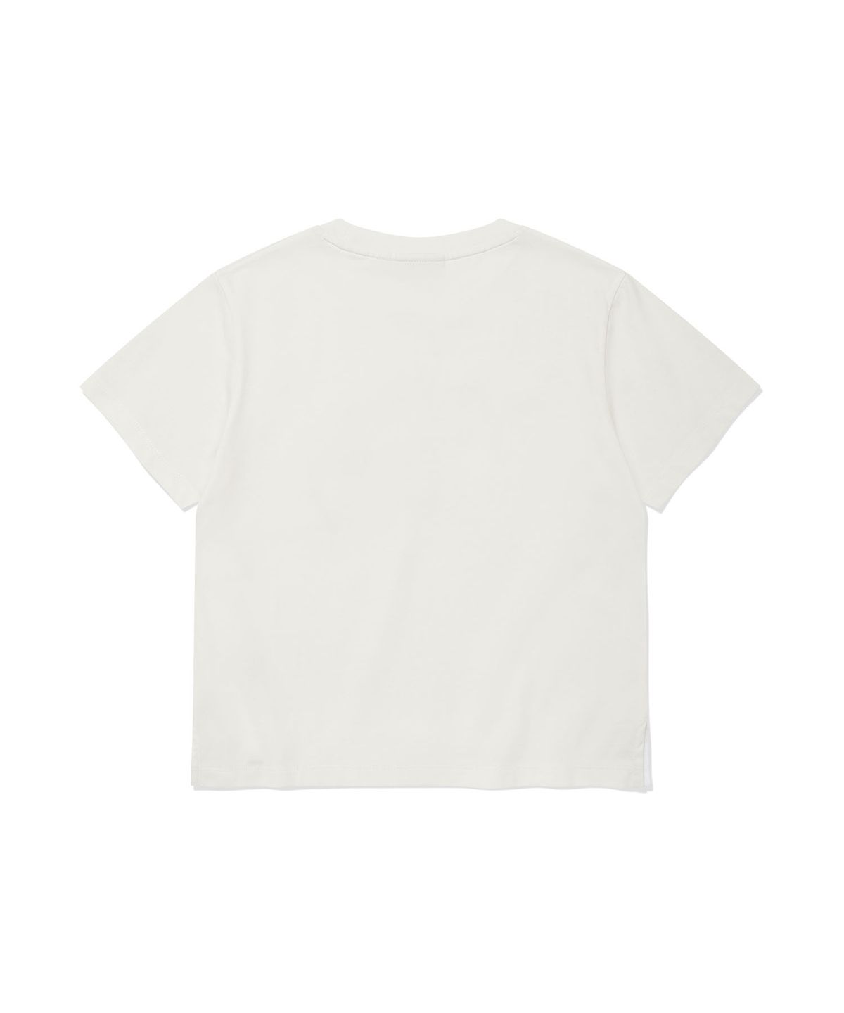 WOMEN’S CHECK LILY SEMI-CROPPED T-SHIRT
