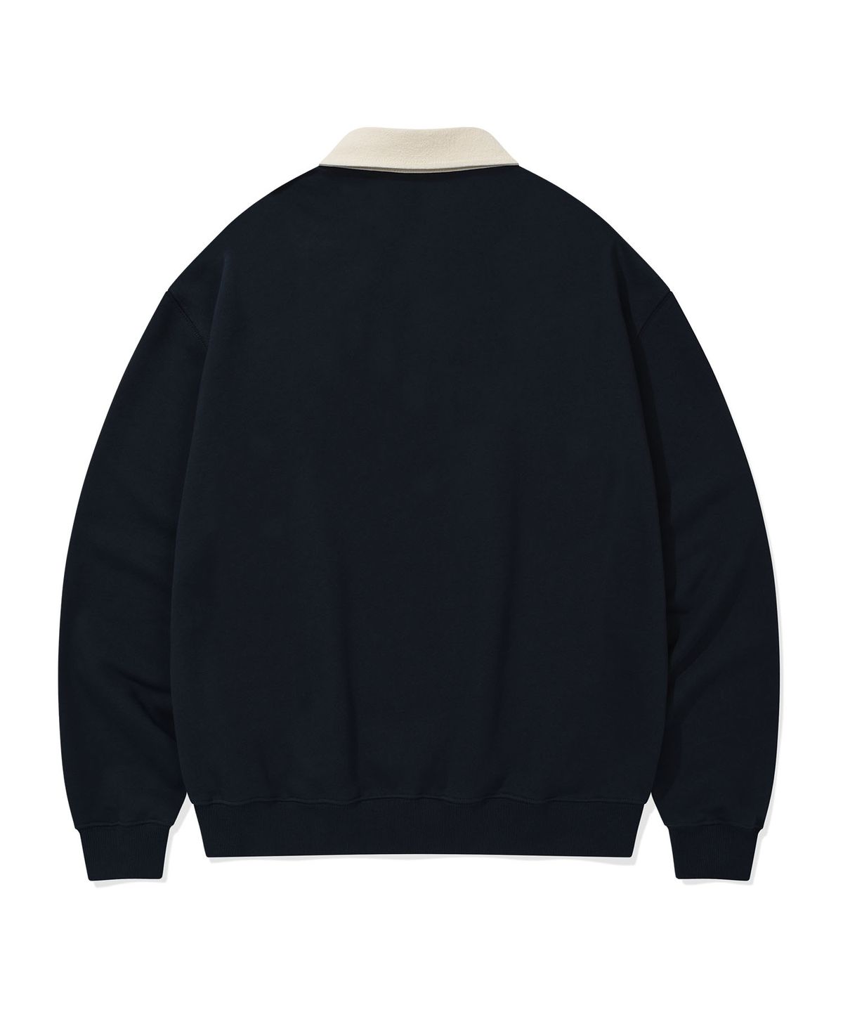 COLLAR CONTRAST COLOR SWEAT SHIRTS