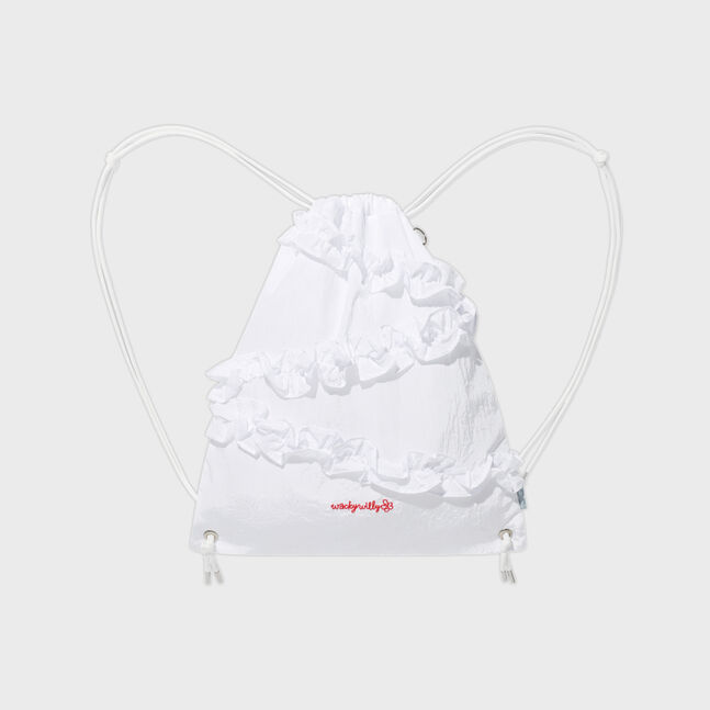[LO.FL] WOMENS RUFFLE GYM SACK