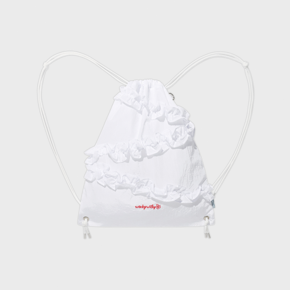 [LO.FL] WOMENS RUFFLE GYM SACK
