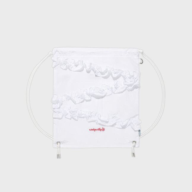 [LO.FL] WOMENS RUFFLE GYM SACK