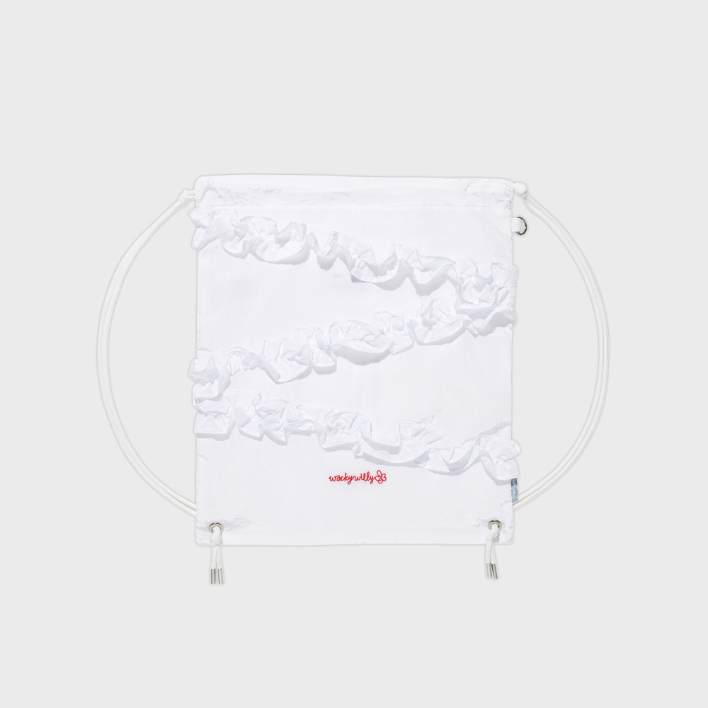 [LO.FL] WOMENS RUFFLE GYM SACK