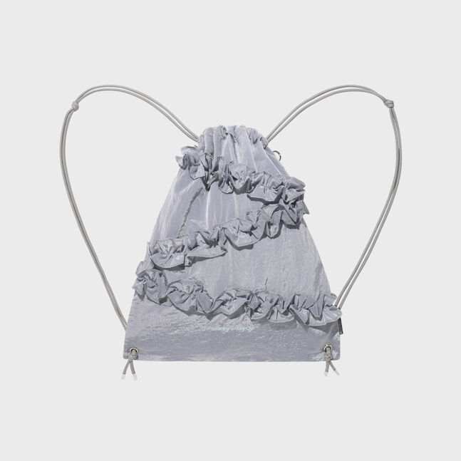 [LO.FL] WOMENS RUFFLE GYM SACK