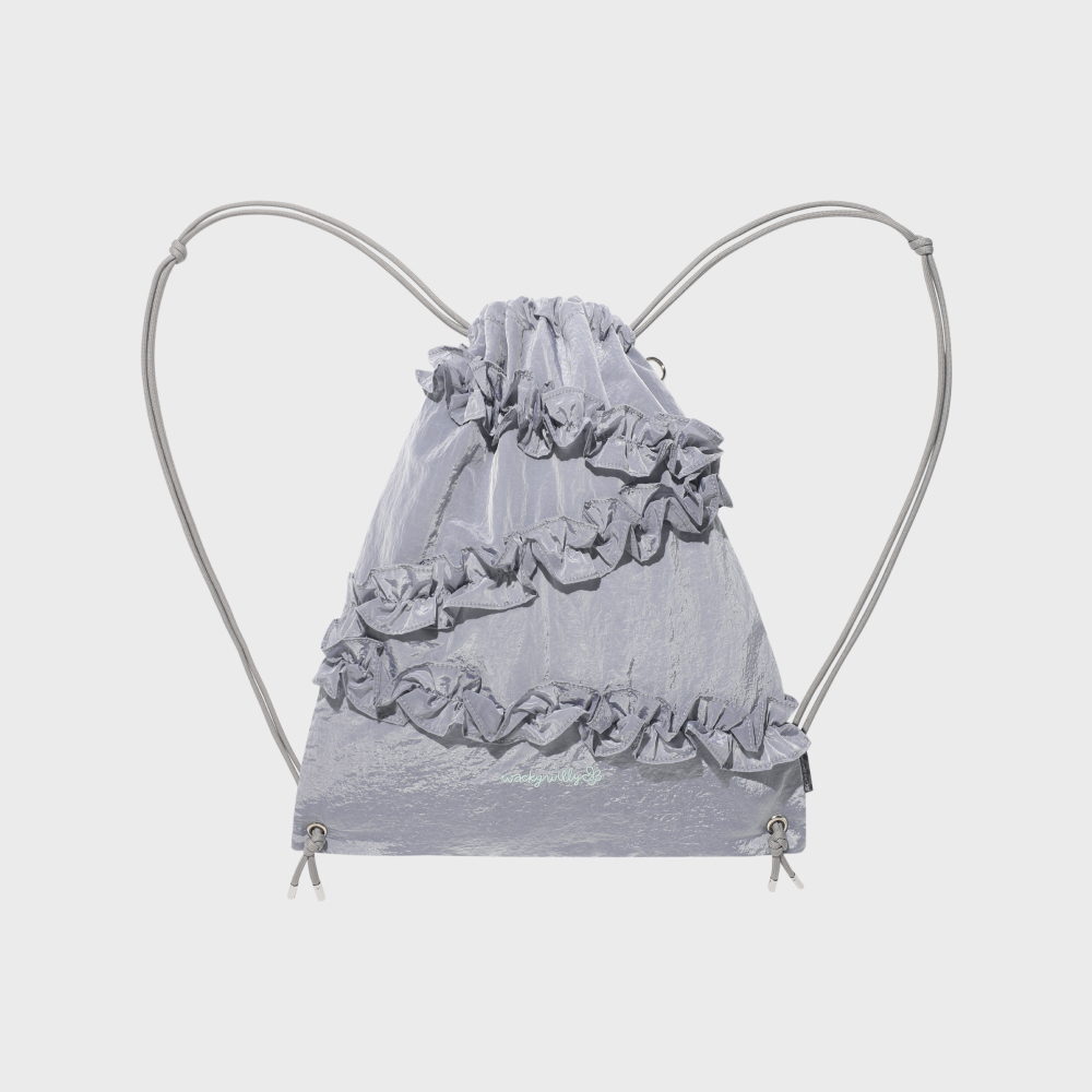 [LO.FL] WOMENS RUFFLE GYM SACK