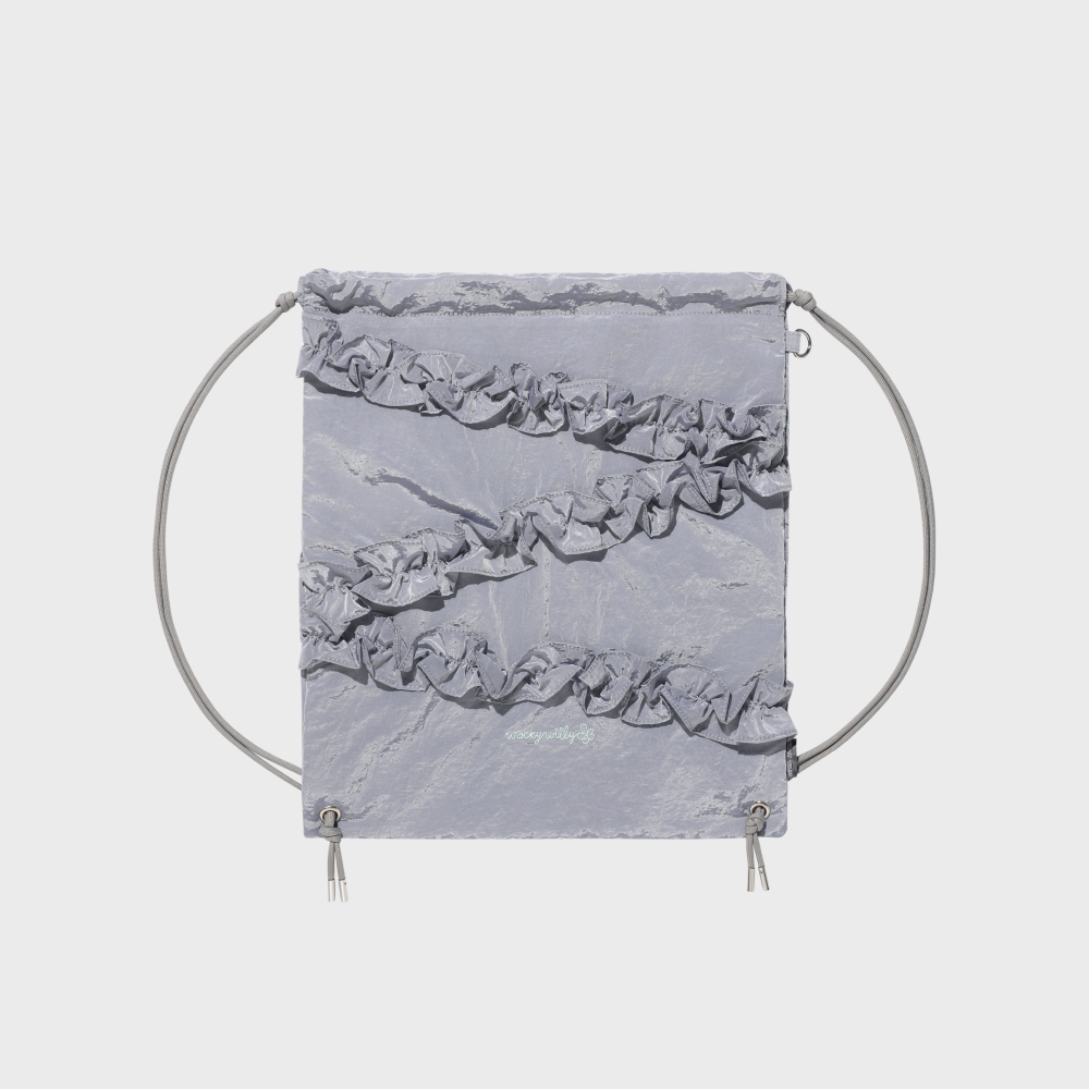[LO.FL] WOMENS RUFFLE GYM SACK