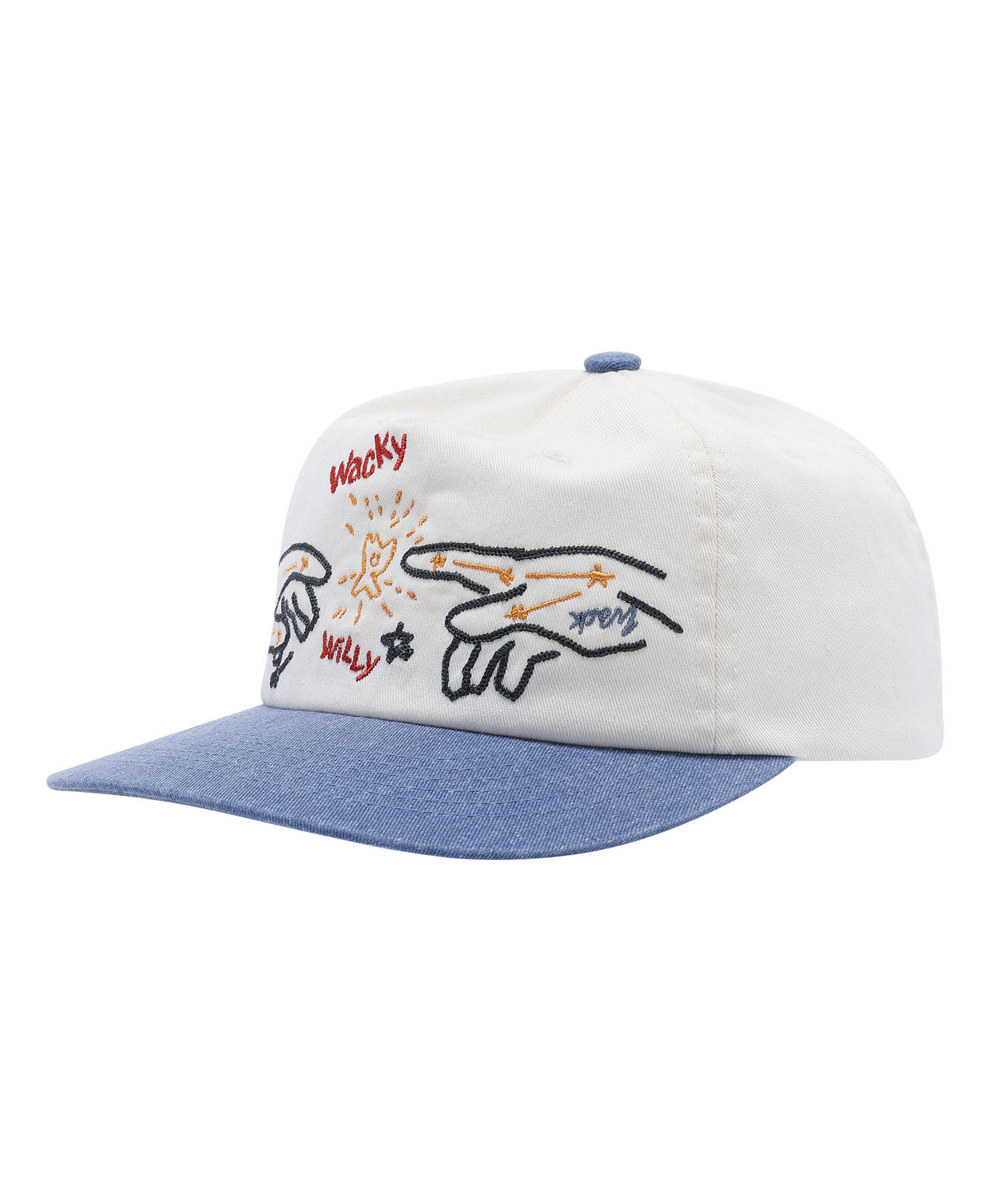 EMBROIDERED GRAPHIC CURVED CAP