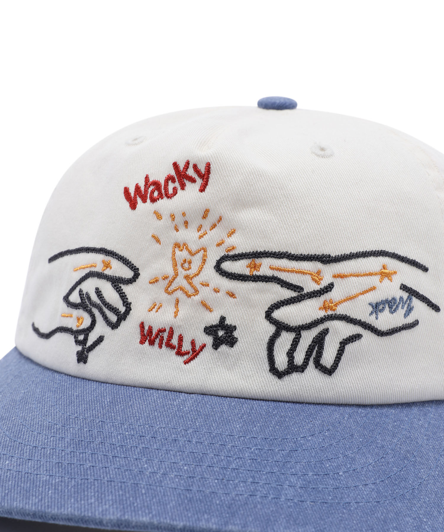 EMBROIDERED GRAPHIC CURVED CAP