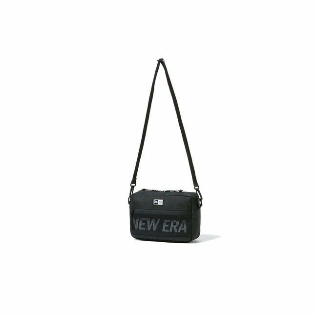 SHOULDER POUCH L BLK NEW ERA WHI 251