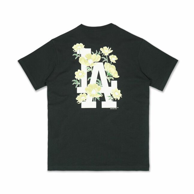 SS TEE FLORAL LOSDOD STEEL CLOUDS