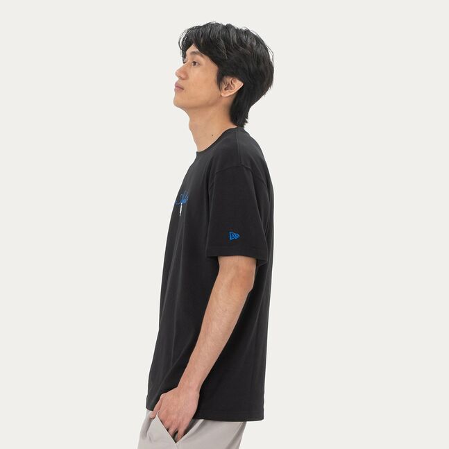 SS TEE CROSS PANELS SCRIPT LOSDOD BLACK