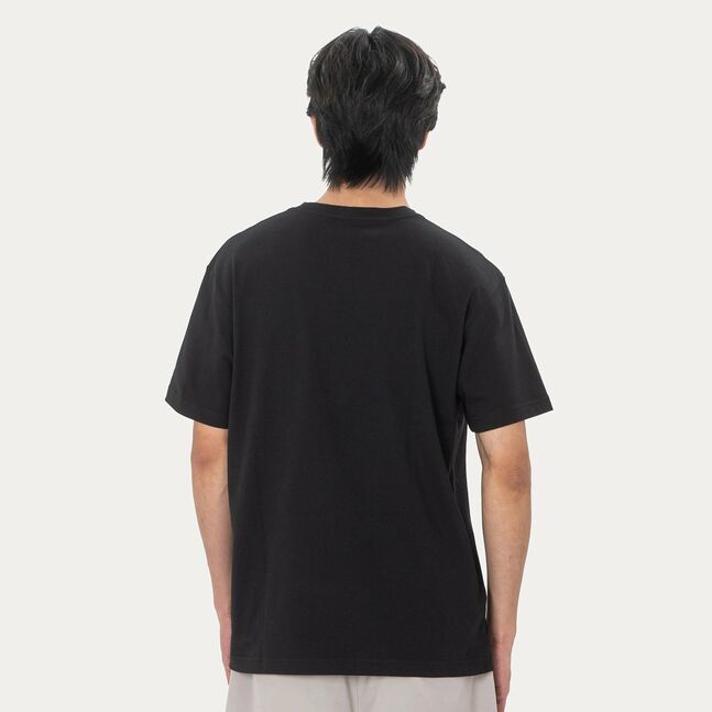 SS TEE CROSS PANELS SCRIPT LOSDOD BLACK