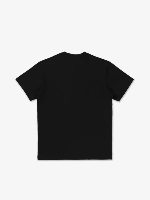 SS TEE CROSS PANELS SCRIPT CHIBUL BLACK