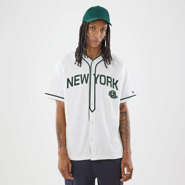 BASEBALL JERSEY NEW YORK JERSEY WHITE