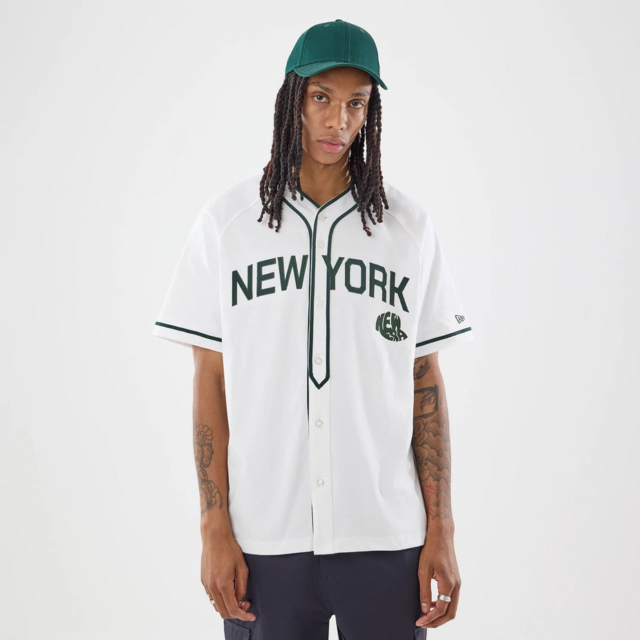 BASEBALL JERSEY NEW YORK JERSEY WHITE