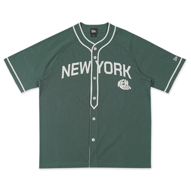 BASEBALL JERSEY NEW YORK JERSEY CLTR GRN