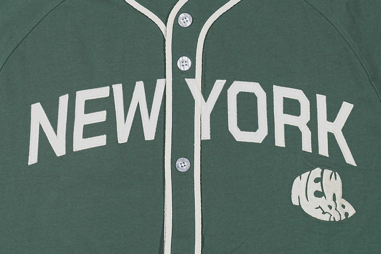 BASEBALL JERSEY NEW YORK JERSEY CLTR GRN