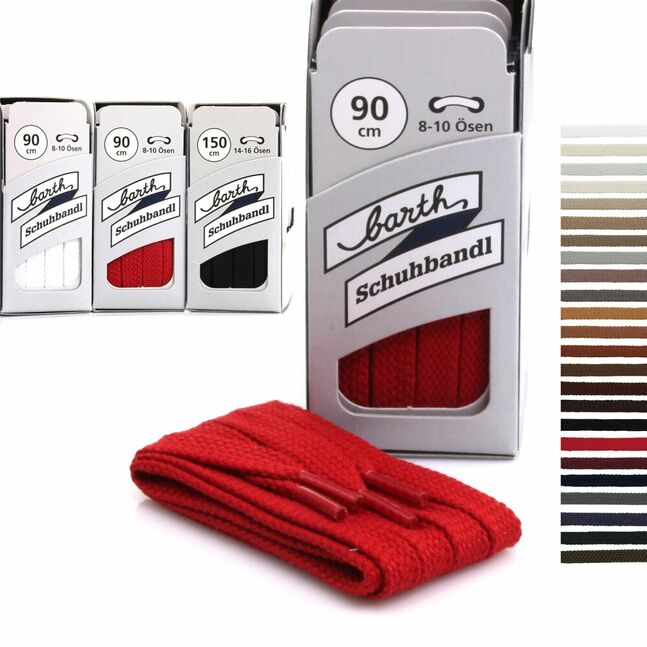 Schuhband flach schmal