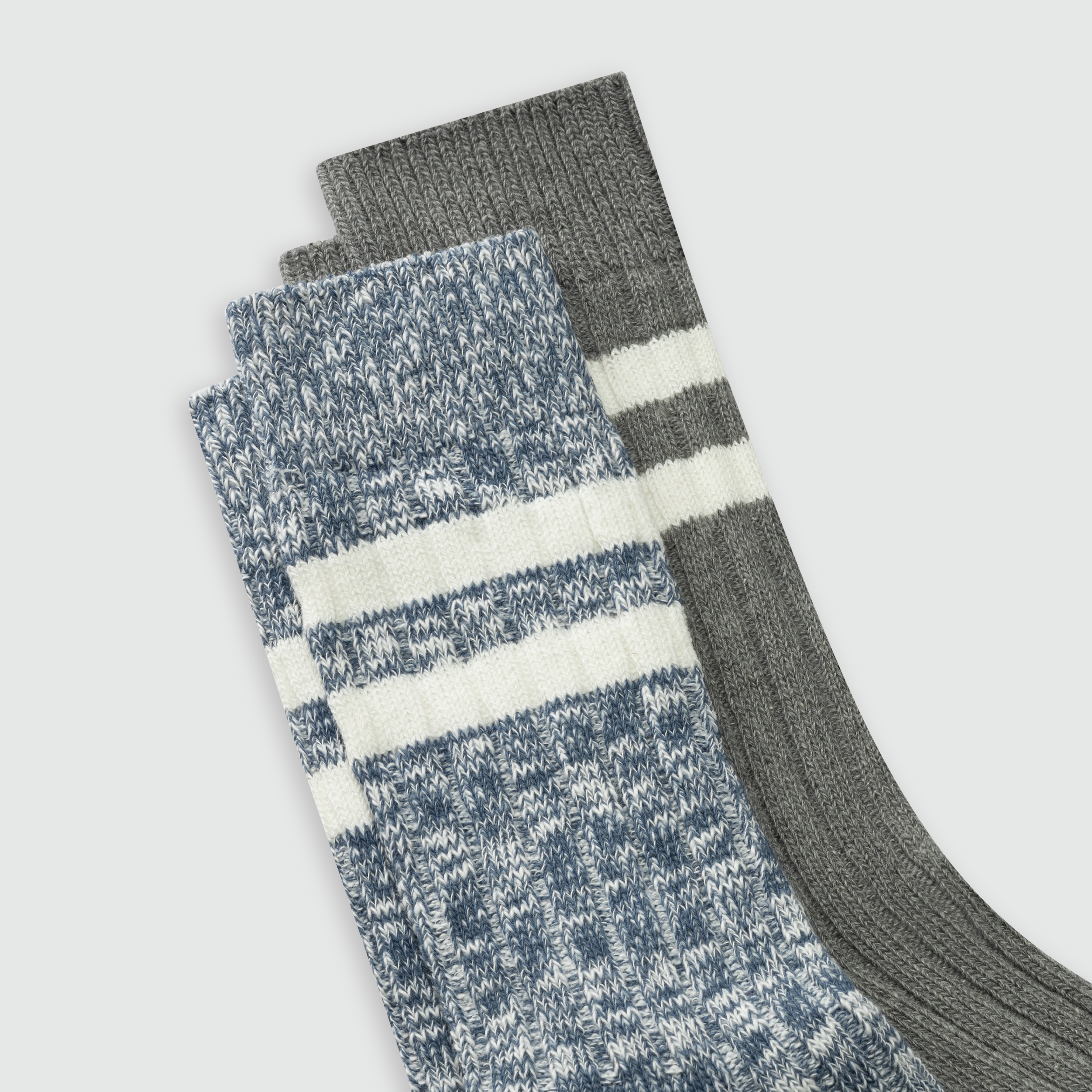 LEVIS REG CUT MOULINE BOOTSOCK   2P