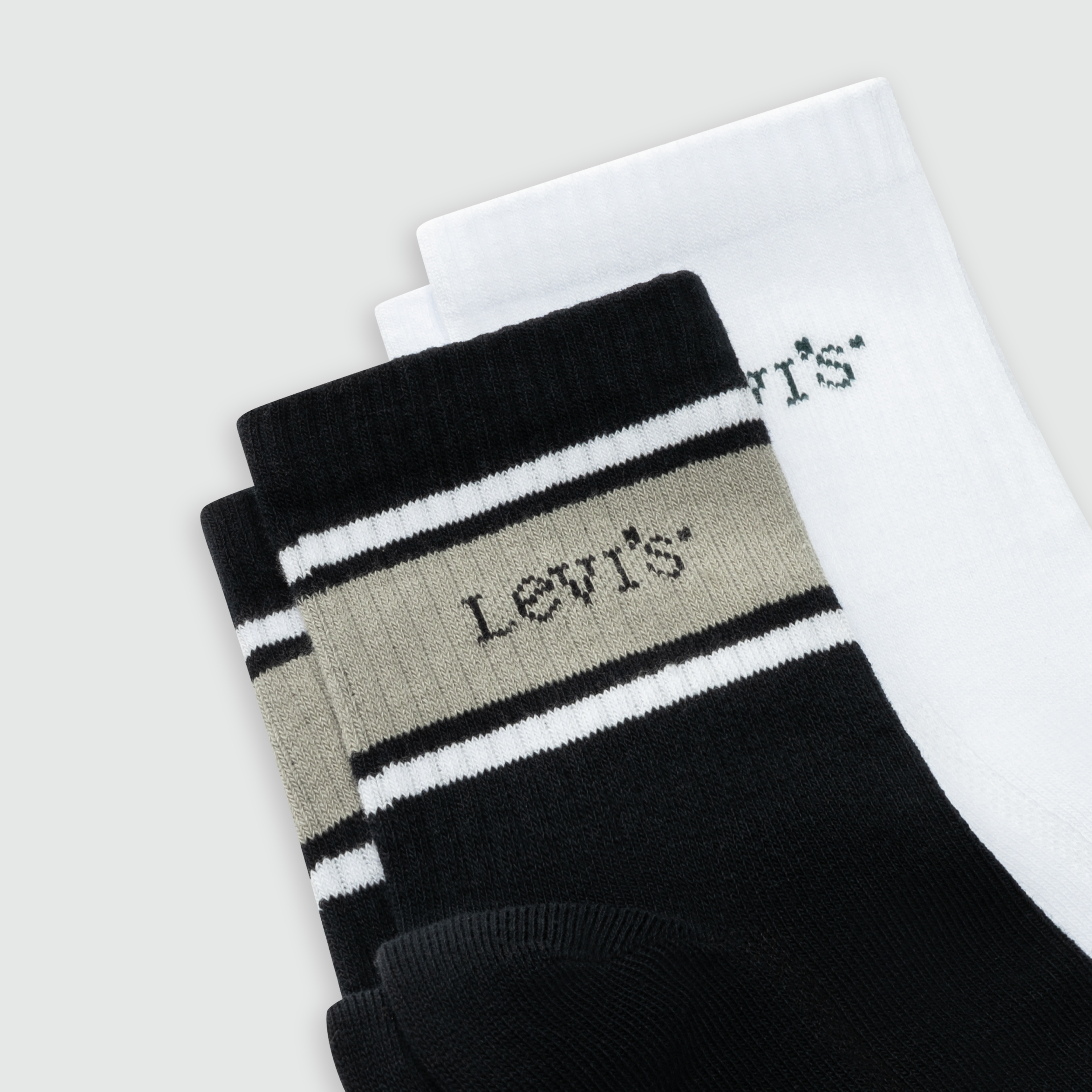 LEVIS MID CUT STACKED SCRIPT   LOGO