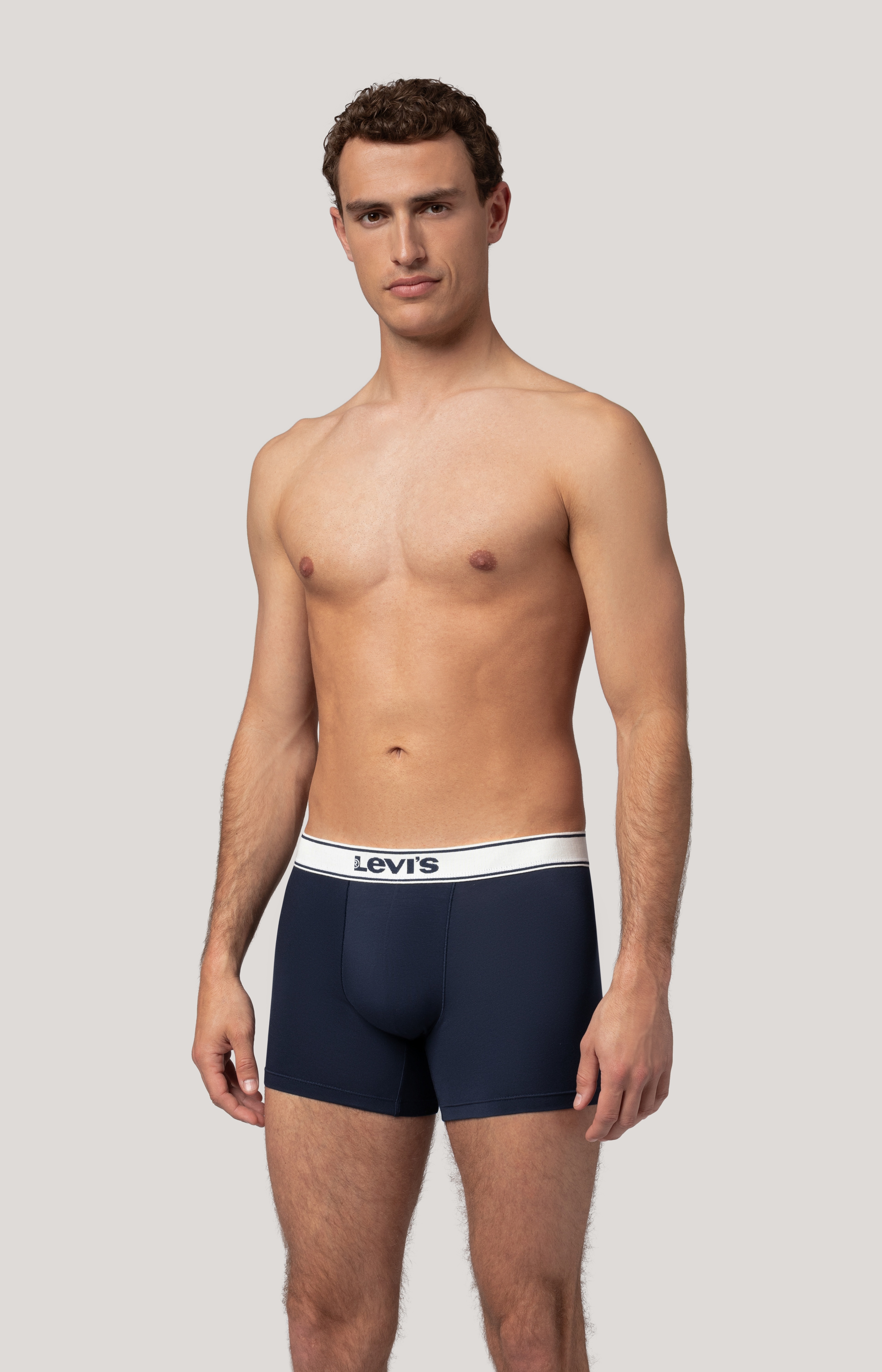 LEVIS MEN VNTG HTR BOXER BRIEF   2P