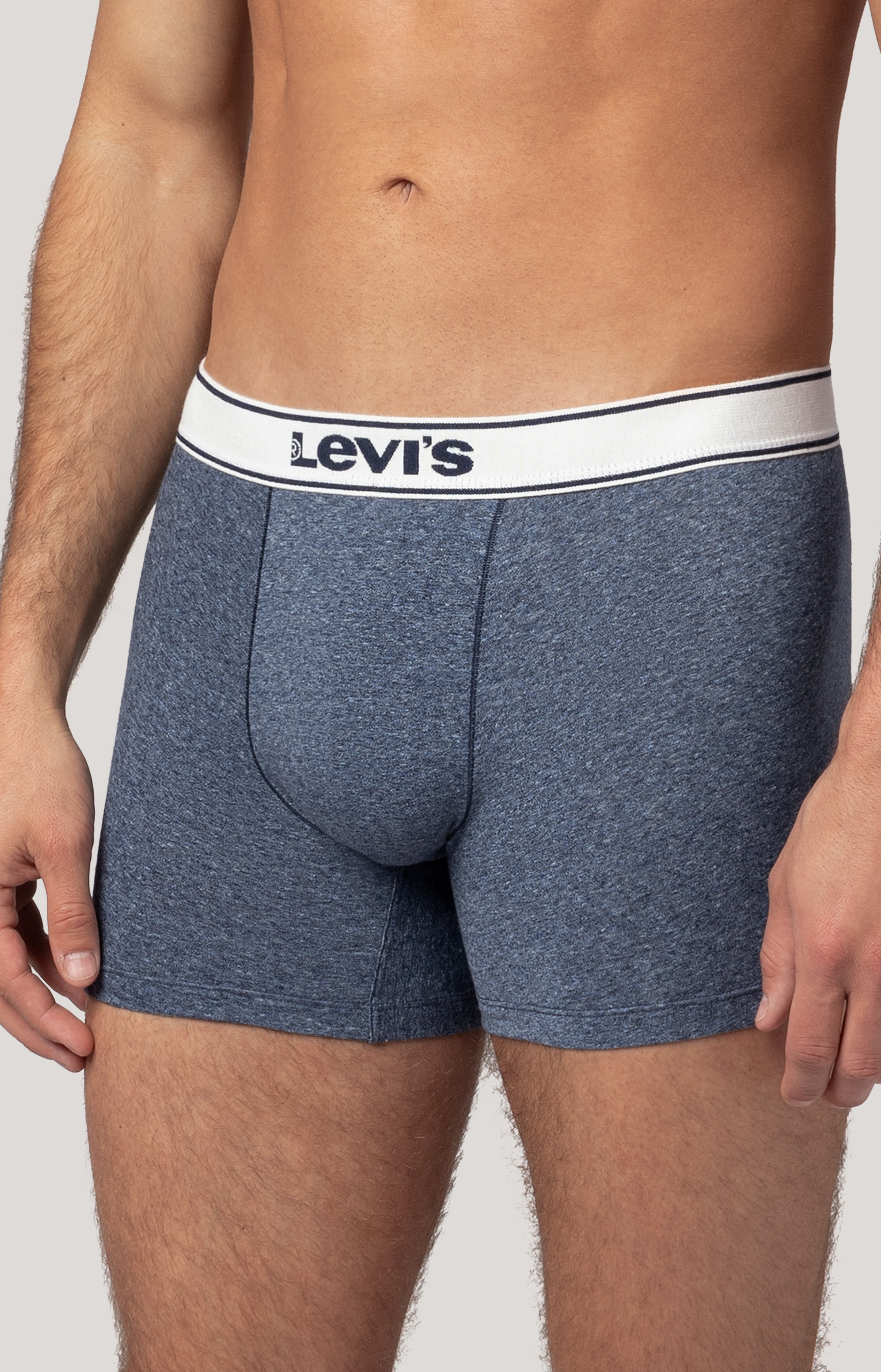 LEVIS MEN VNTG HTR BOXER BRIEF   2P