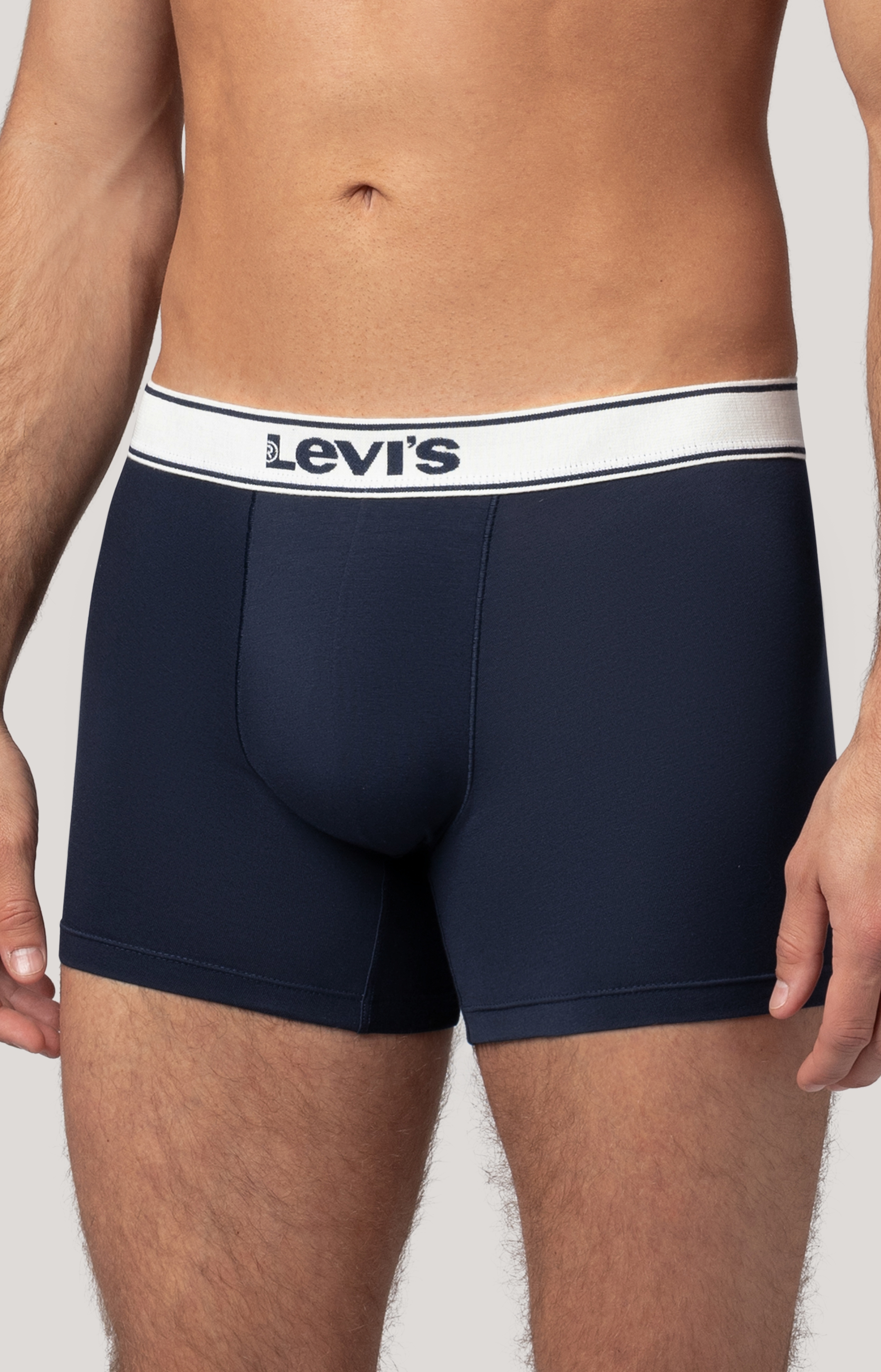 LEVIS MEN VNTG HTR BOXER BRIEF   2P