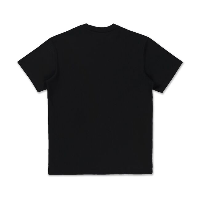 SS TEE CROSS PANELS SCRIPT LASRAI BLACK