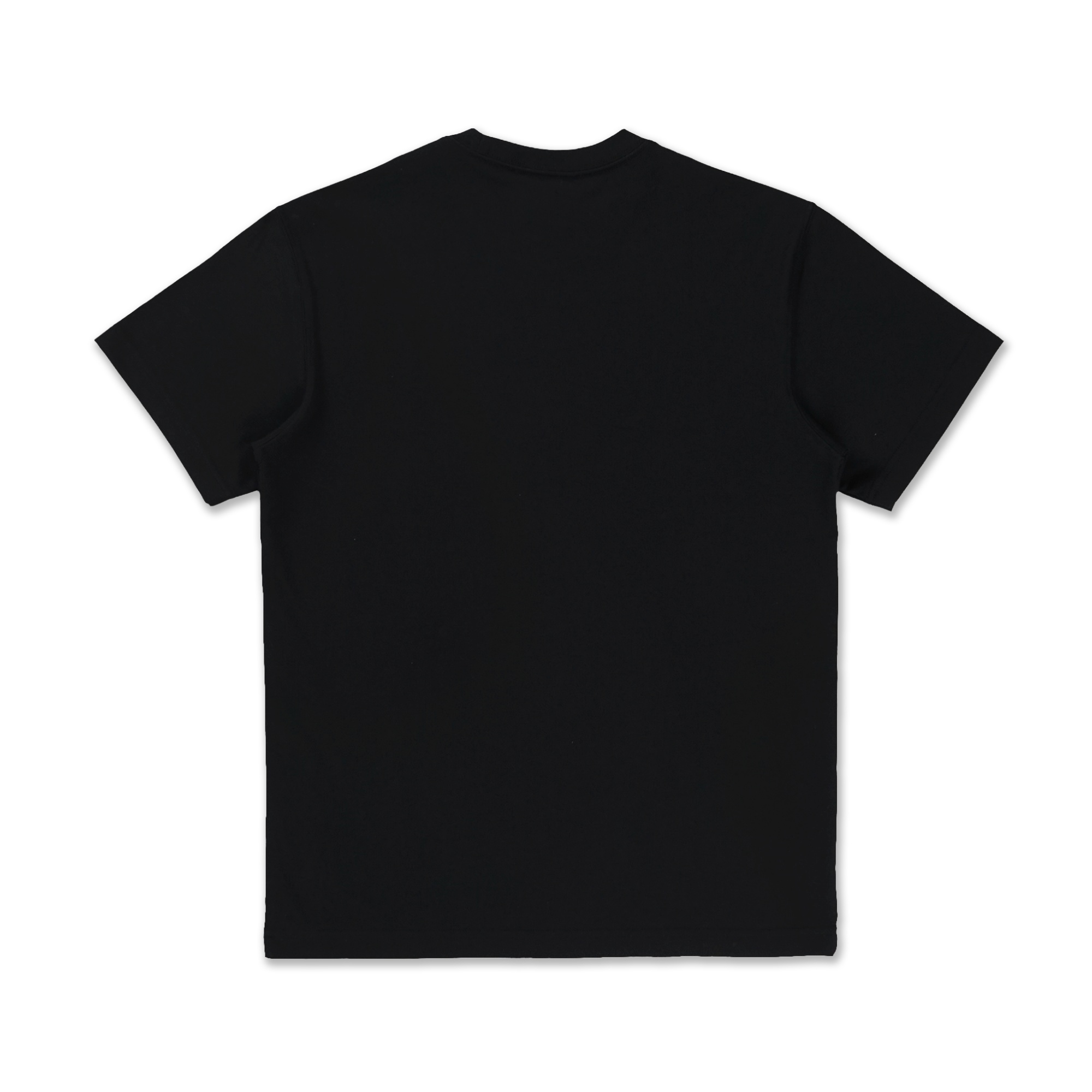 SS TEE CROSS PANELS SCRIPT LASRAI BLACK