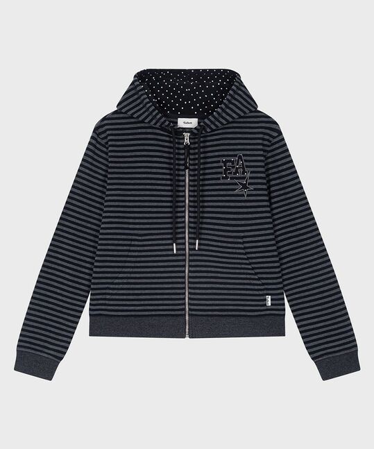 SLIM HOODED ZIP-UP