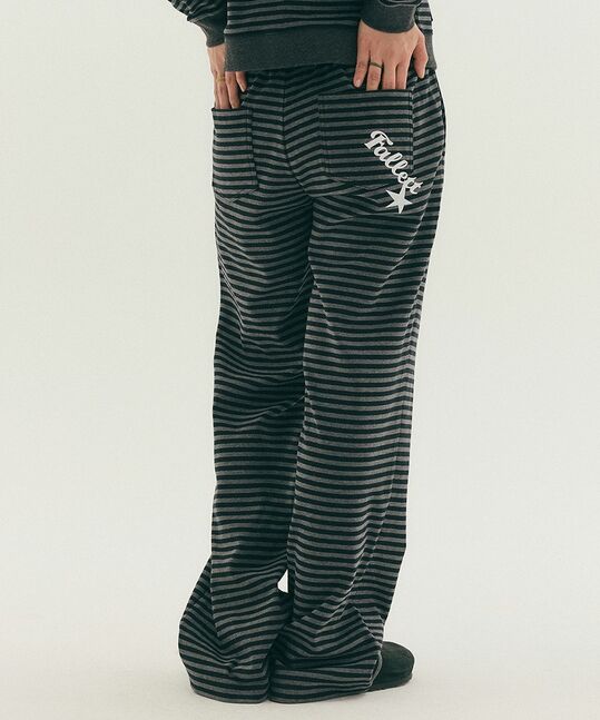 STRIPE BENDING PANTS