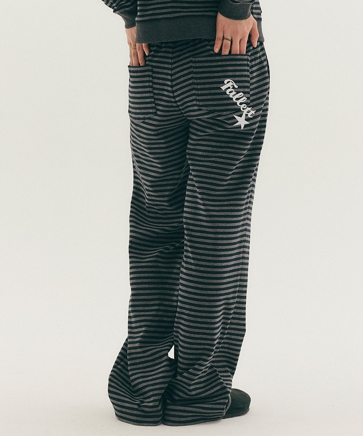 STRIPE BENDING PANTS