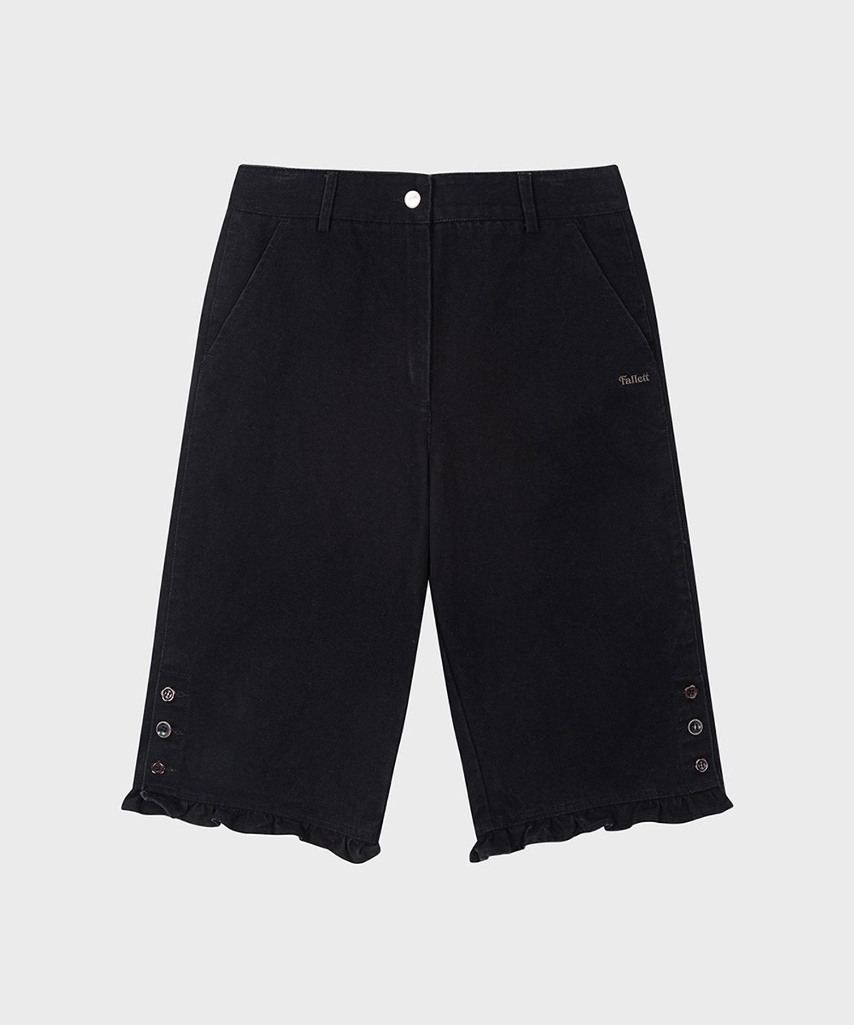 PLEATED CAPRI PANTS
