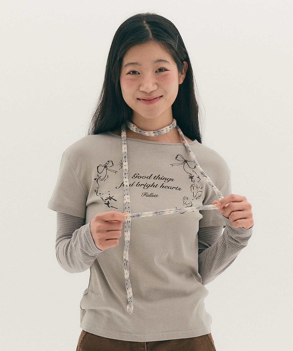 LAYERED LONG SLEEVE T-SHIRT