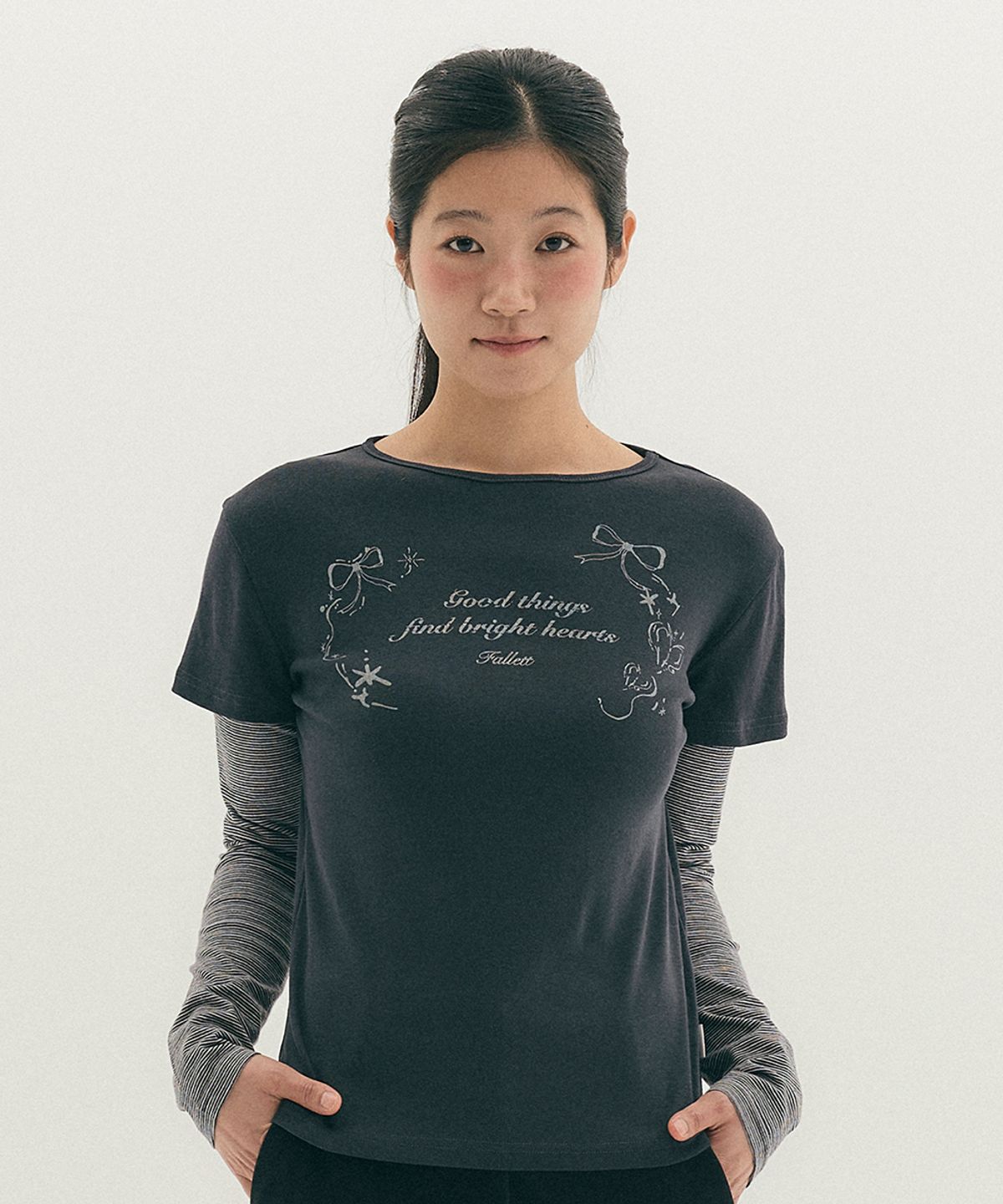 LAYERED LONG SLEEVE T-SHIRT