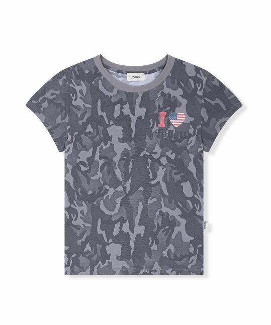 Camouflage short-sleeved T-shirt