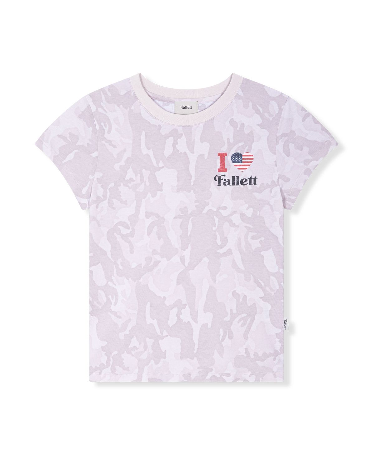 Camouflage short-sleeved T-shirt