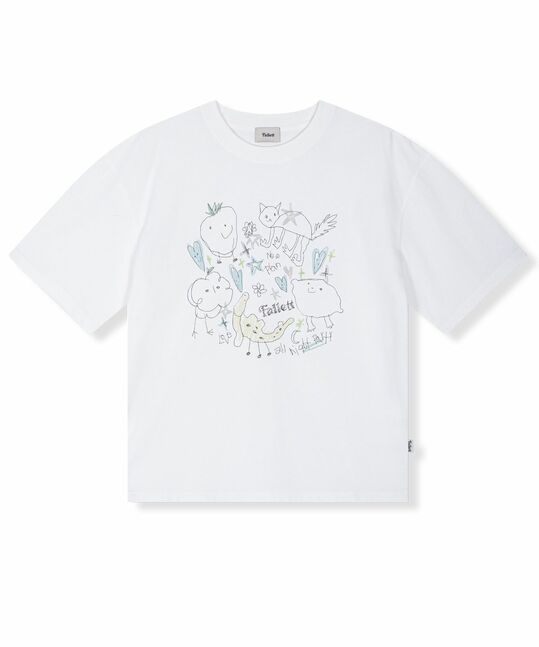 Drawing Fruit Short Sleeve T-shirt