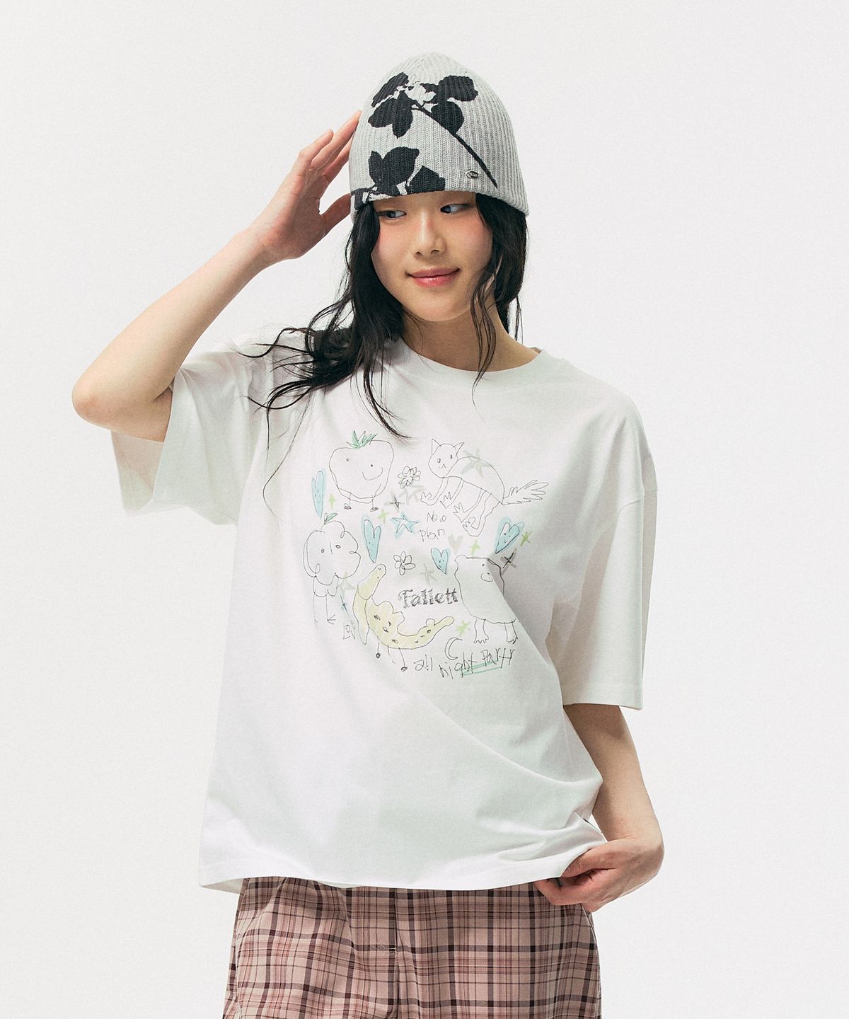 Drawing Fruit Short Sleeve T-shirt