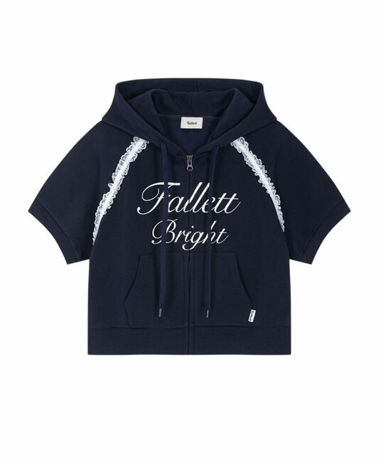Race Point Short Sleeve Hooded Zip-Up