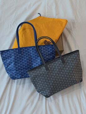 Goyard bag blue