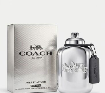 Coach new york pure platinum 100ml edp