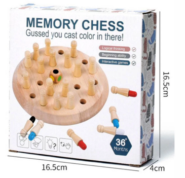 🧩 Wooden Memory Chess (модон ой тогтоолтын тоглоо
