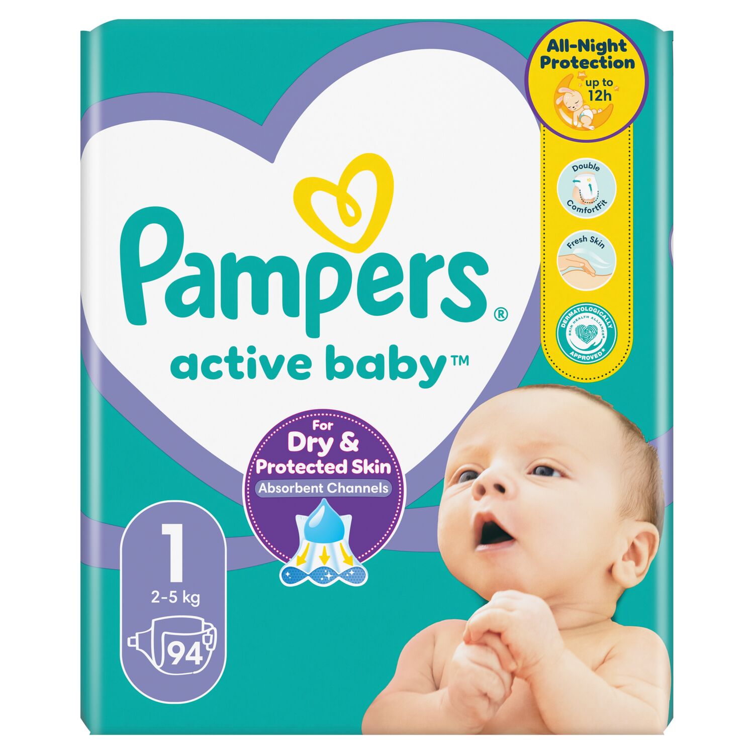 Pampers Active baby S1 94pc JP