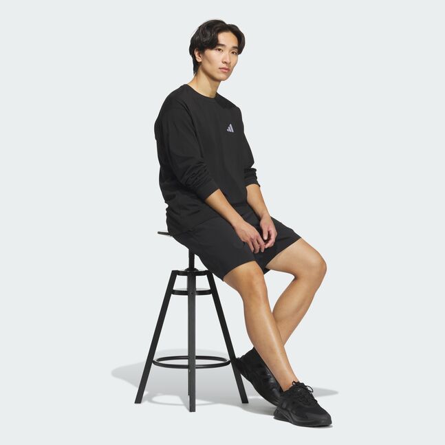 ES+ SL L/S TEE BLACK